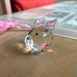 Winged glass pig🐷✨